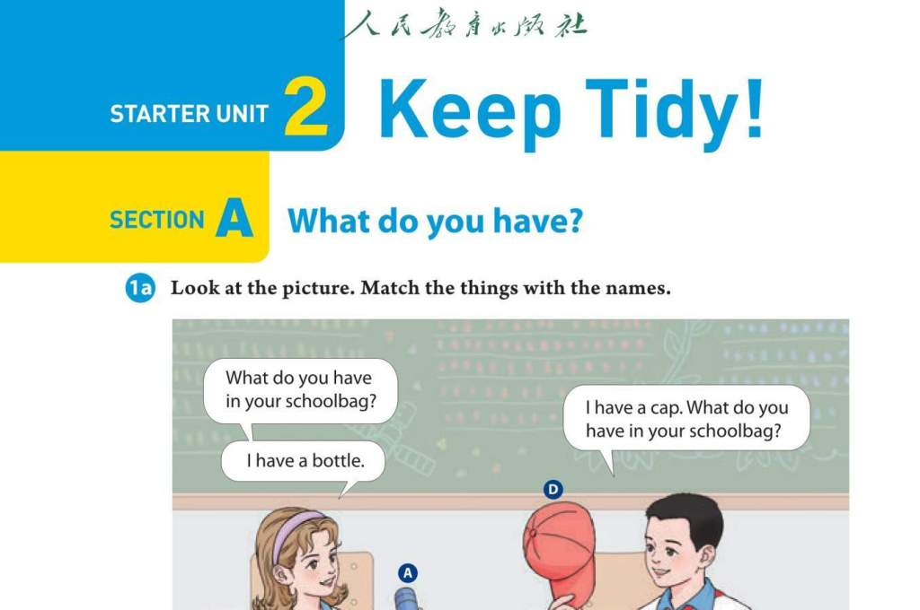 图片[1]-人教版2025最新七年级上册英语Srarter Unit 2单词课文文本+听力-温故知新